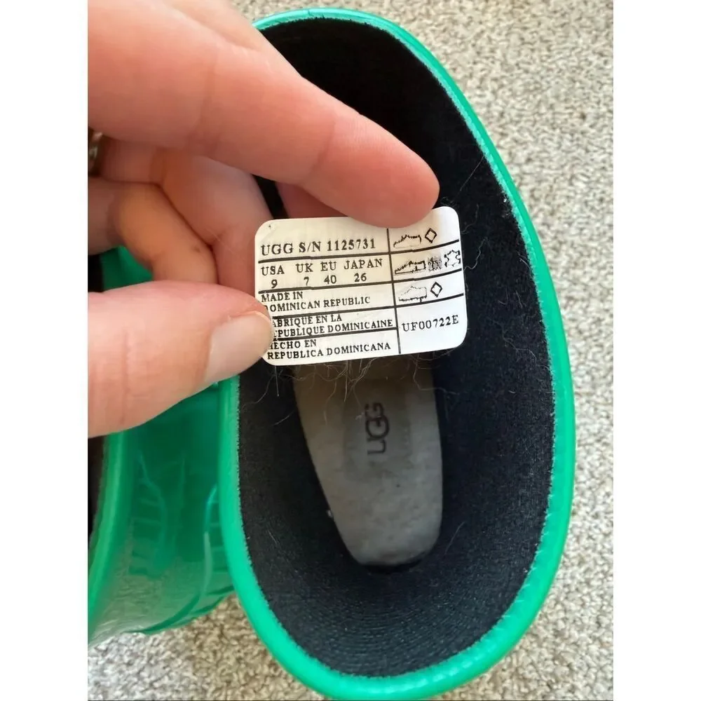 Ugg Drizlita Green Rain Boots